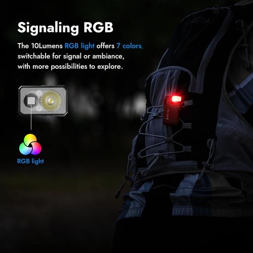 WUBEN G5 Rechargeable EDC Flashlight, Mini Flat Bright Small Flashlight