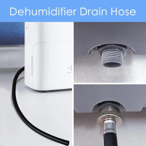 Dehumidifier Hose, ¾ Inch FHT Connection, No Kink, 10 Feet, Black