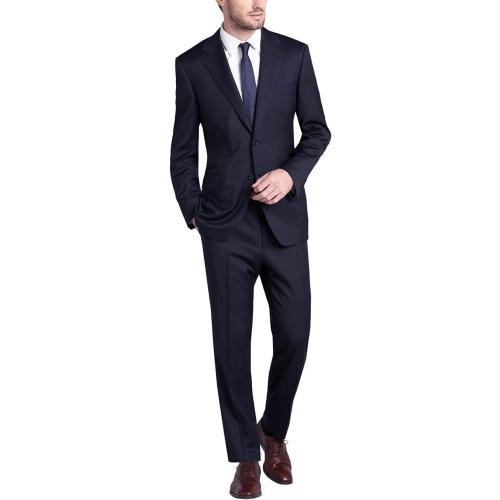 One size DTI GV Executive Men's Two Button Suit Modern Fit Blazer Jacket Pants 2 Piece