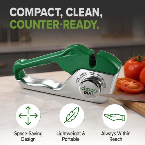 5-in-1 Knife Sharpener for Straight & Serrated Knives