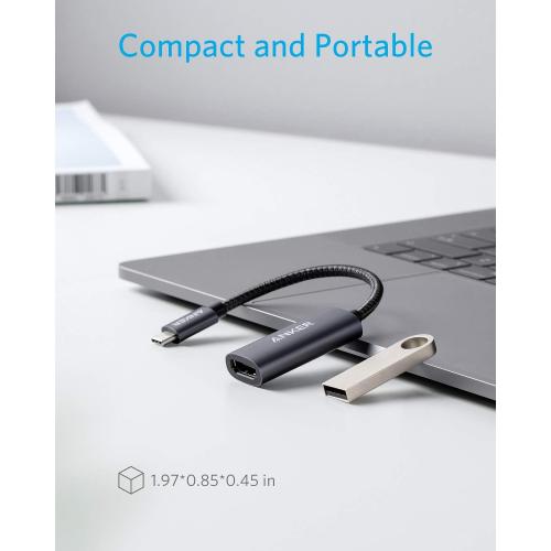 Damage box , Anker USB C to HDMI Adapter (4K@60Hz), 310 USB-C Adapter (4K HDMI), for MacBook Pro, MacBook Air, iPad Pro, Pixelbook, XPS, Galaxy, and More(Compatible with Thunderbolt 3 Ports)