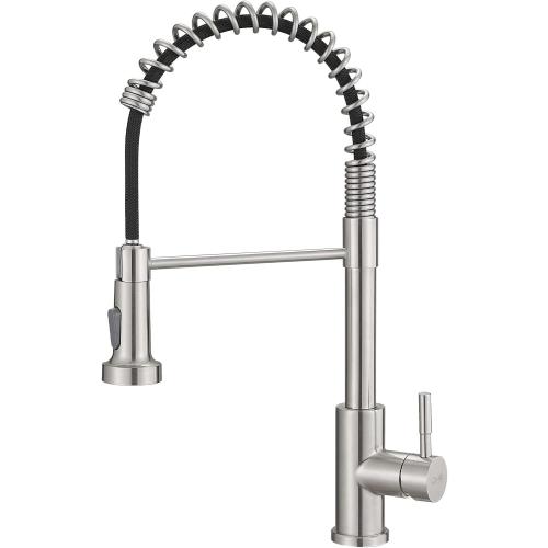 GIMILI Kitchen Faucet with Pull Down Sprayer Brushed Nickel