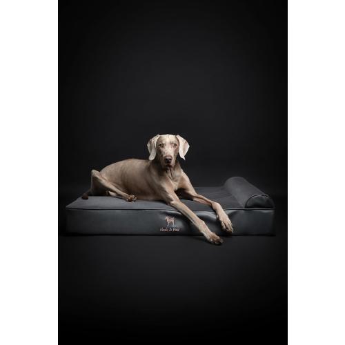 NOAH & PAW XL Dog Bed, 45x35x9.1 Inch, Orthopedic Large Dog Beds, Eggshell Memory Foam Infused with Cooling Gel, Waterproof, Machine Washable, Includes Inner Cover (Faux Leather)