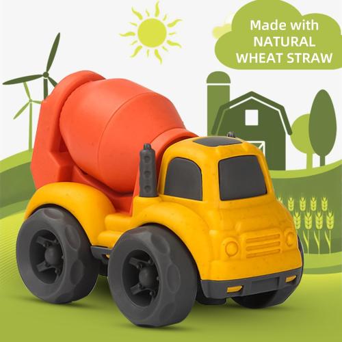 Aigitoy Toddler Car Toys for 2-4 Years Old, Dump Truck, Mixer Cement Set | Outdoor Toy Truck, BPA Free, Phthalates Free, PVC, Recycled Plastic, Easter Christmas Birthday Gifts for 2 3 4 Year Boy Girl