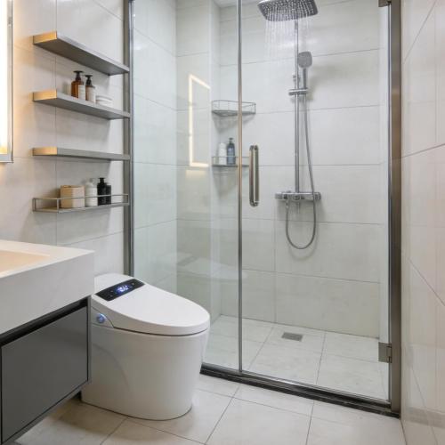 Yecaye 3 Pack 39 Frameless Shower Door Bottom Seal, 3/8 (10mm) Glass Seal Strip, Shower Door Sweep with Drip Rail, Stop Leaks and Create a Water Barrier