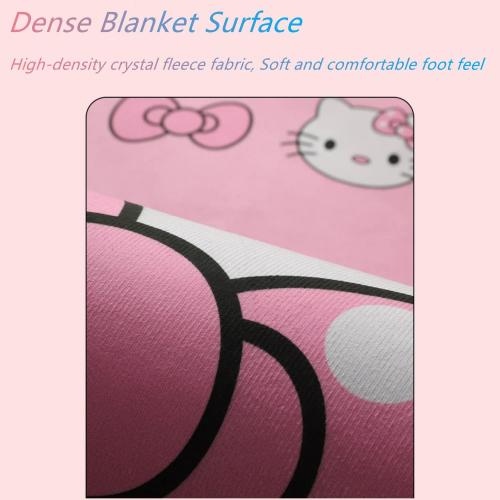 Pink Washable Runner Rug 2' x 5' 3 Cute Cartoon Kitten Face Pattern Non-Slip Area Rugs Kawaii Carpet Home Decor Carpet for Living Room Bedroom Entryway Rug