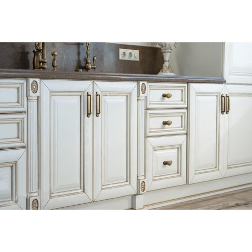 Goo-Ki 2 Pack Antique Brass Cabinet Pulls with Backplate Spacer, 5 Hole Center Kitchen Drawer Pulls Handles with Base Plate Zinc Alloy Hardware