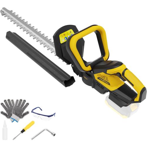 Hedge Trimmer for Dw 20V Battery,Hedge Trimmer Cordless with 22'' Dual-Action Blade and 3/5'' Cutting Capacity,1600RPM& Safety Lock (Battery Not Included)