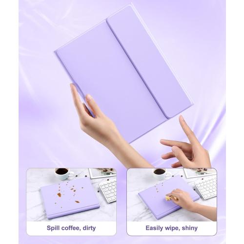 Harvopu for iPad A16 11th/10th Generation Case with Keyboard, Folio Cover