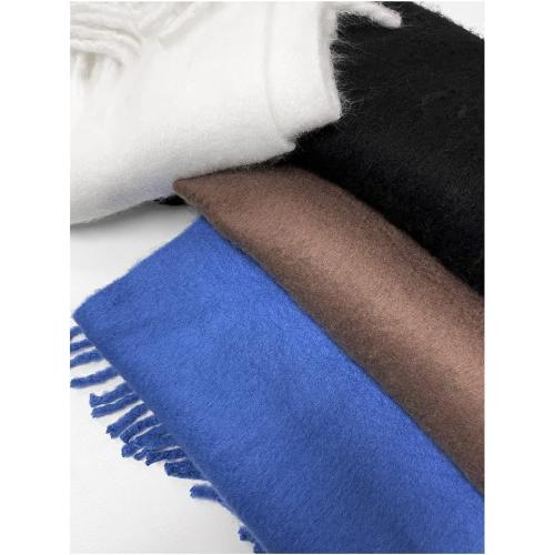 OUNIYA Large Chunky Scarf Oversized Fluffy Scarves Blanket Big Wool Thick Winter Warm