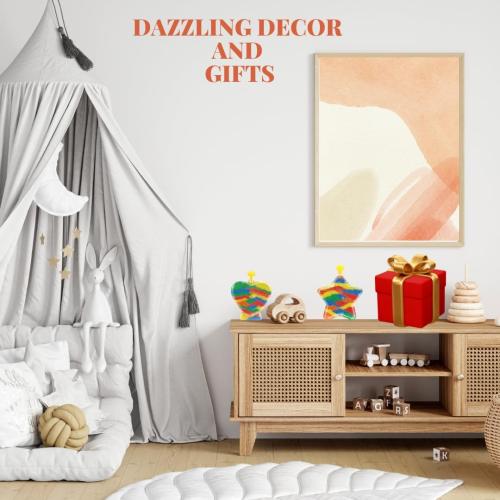 MAGICACORN Glow Sand Art Kit for Kids – DIY Creative Craft Activity, Sand Art Bottle with Glow-in-The-Dark Effect, Arts and Crafts Gift for Kids Age 5-12, Fun Busy Activity, Gift Ideas (Heart Bottle)