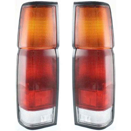 1 TAIL LIGHT For Nissan D21 1990 91 92 93 1994 E/SE/XE Pickup Tail Light Driver and Passenger Side,  | For NI2808102, NI2809102 | 26526-01G00, 26521-01G00