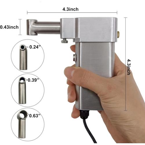 Dreadlock Machine, Dreadlock Machine Kit Automatic Loc Machine with Multiple Tools 3 Replacement Holes(0.2/0.39/0.63in) Dreadlocks Jewelry Barber Hair Brush Hair Locking Tools Dreadlock Crochet Hook