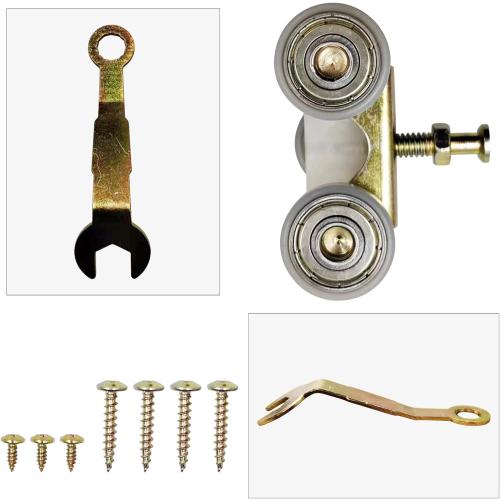 Pocket Door Hanger 1 POM Ball Bearing Wheels 200 LBS for Johnson Part # 1125 1500 Hardware Kit Door Window Accessories