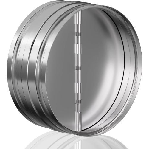 [Upgraded] Hon&Guan 8 Inch Duct Backdraft Damper, Draft Blocker One-Way Airflow Ducting Backflow Preventer Duct Draft Blocker, HVAC Inline Fan