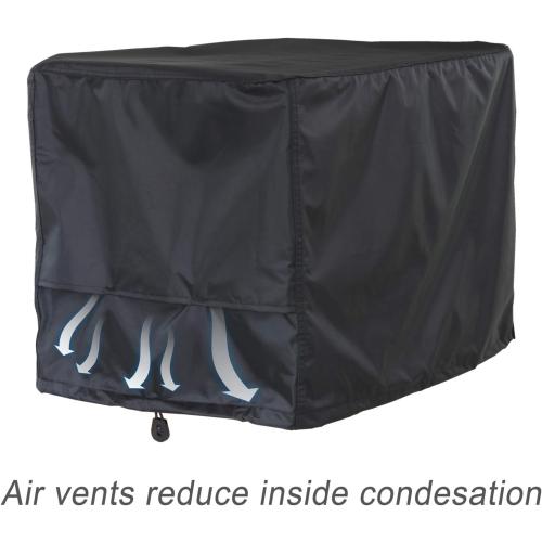 Porch Shield Waterproof Universal Generator Cover 38 x 28 x 30 inch - for Most Generators 5500-15000 Watt, Black