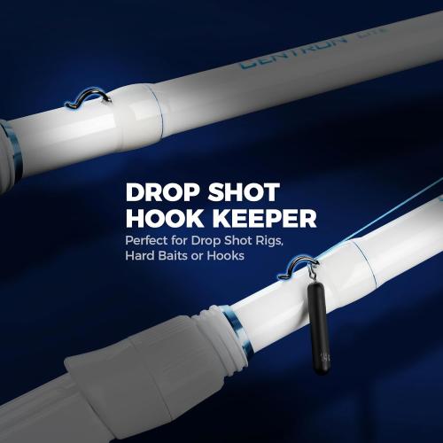 KastKing Centron Lite Twin Tip Fishing Rods, IM6 Graphite Blanks, Twin Tip Fishing Rods, Stainless Steel Guides with Ceramic Rings, Split or Full Rear EVA Handle Design, Drop Shot Hook Keeper