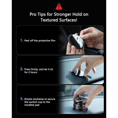 Vacuum Magnetic Car Phone Holder for Mag-Safe [89 LBS Suction & 3200gf Magnetic] 360° Adjustable Ultra Suction Cup Phone Holders for Your Car, Car Mount for iPhone 17 Pro Max 16 15 14 13 12 Air Plus