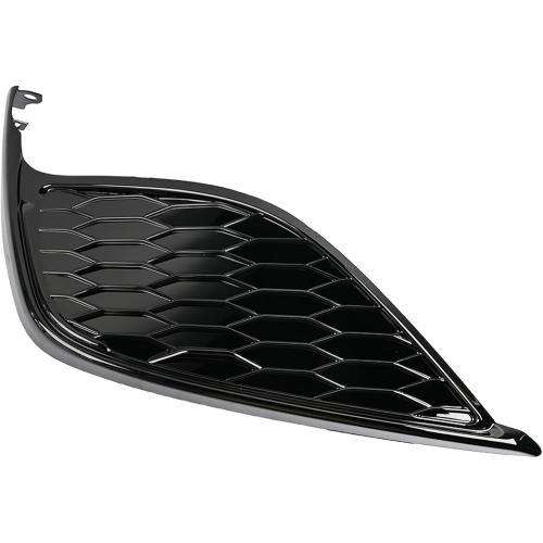 Front Bumper Fog Light Cover - Left Side Glossy Black Bezel Frame Compatible with Toyota Camry SE/XSE 2021-2024 | Replaces 81482-06190 TO1038242 | Fog Lamp Housing Trim Panel Accessory