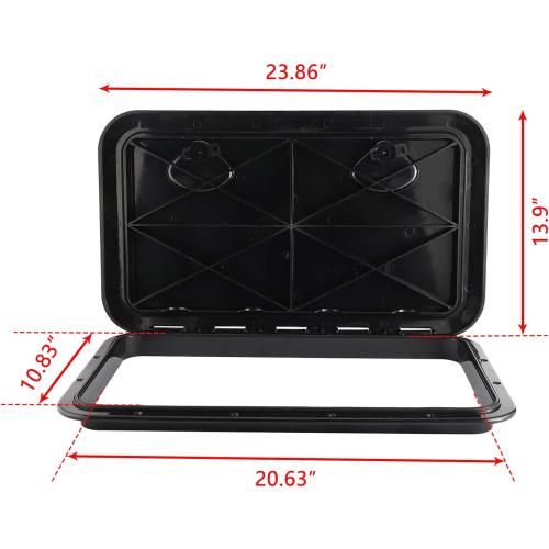 YaeMarine Marine Boat Deck Access Hatch & Lid for Boat Marine Caravan RV
