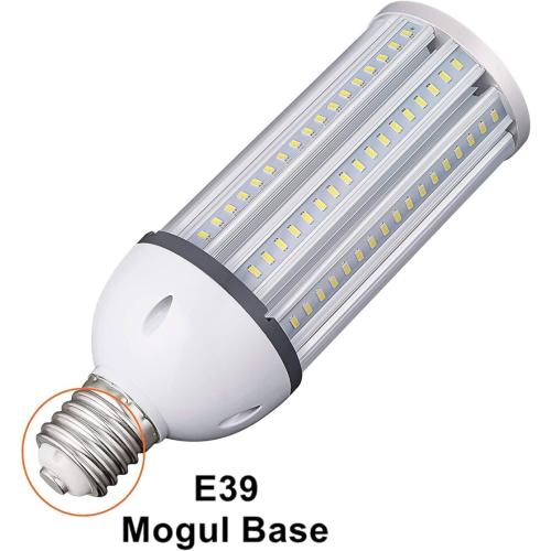 TJBB 60W LED Corn Light Bulb E39 Mogul Base LED Lights Equivalent(300W) 5000K Daylight IP65 Waterproof Replacement MH HID HPS for Indoor Area Warehouse High Bay Street Light