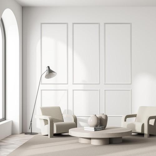 Peel and Stick Premade Wall Molding Kit 3 Set, Ready-to-Assemble Wainscoting Panels Frame for Interior Wall Decor, Molding Trim for Living Room Bedroom Corridor Home Accent Walls Panel