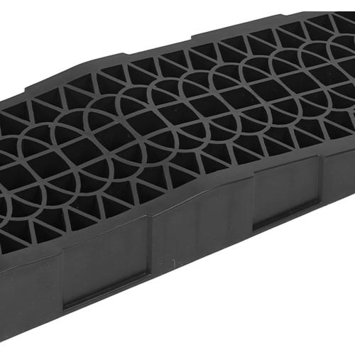 2 Pack 4,400 LBS Capacity Low Profile Car Ramps, Plastic Automotive Wheel Ramps for Vehicle Oil Change Maintenance, Lightweight Support Ramps with Anti-Slip Design (Black)