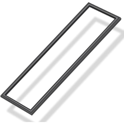 Upgraded 63.50x14.57 241510204 241510208 Refrigerator Freezer Door Gasket Replacement Compatible with Frigidaire, Kenmore and Electrolux Freezer Seal 4996726 241510204 241510206 7241510204 Black