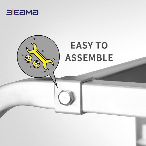 10-Tier Sheet Pan Rack, NSF Bun Pan Rack, Aluminum Bakery Rack, Home Commercial Kitchen Bakery Cooling, 4 Wheels