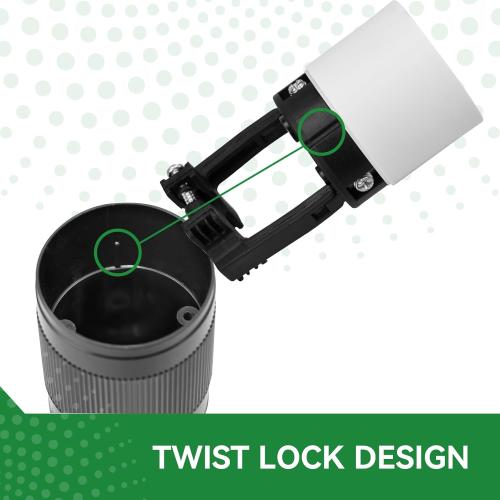 50 Amp Twist Lock Plug LL550P CS6365 Generator Power Cord Connector, ETL Listed