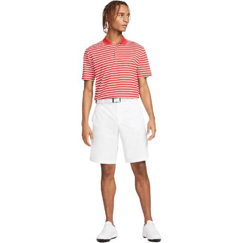Nike Dri-FIT Victory Men's University Red/White Striped Golf Polo Size XXL