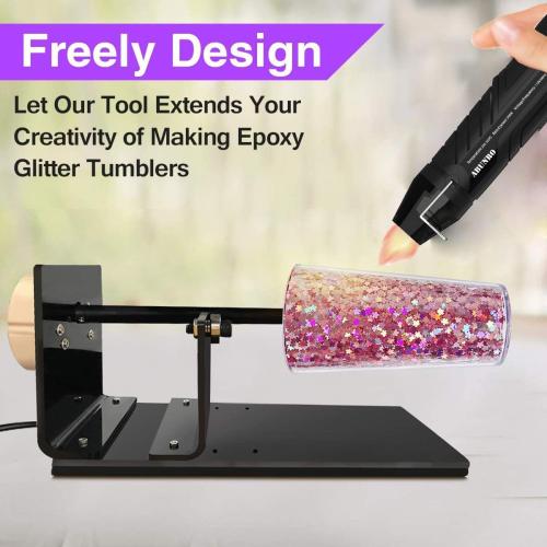 Mini Heat Gun, 2-Temp Settings 482℉ & 662℉（250℃& 350℃), 6.6FT Long Cable Fast Heat Hot Air Gun Tool with Reflector Nozzle, Overload Protection for Crafting, Vinyl Wrap and Shrink Tubing