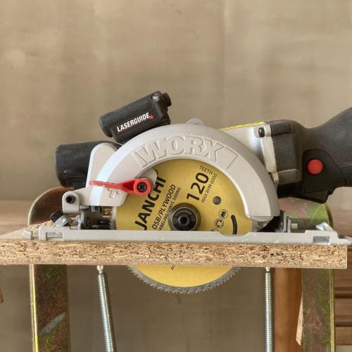 1Pack 4-1/2 Inch 120T Circular Saw Blade 3/8 Inch (9.5mm) Arbor, Plywood, OSB, Paneling and Vinyl Siding Fast and Smooth Cutting Saw Blade