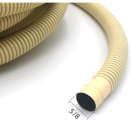 HANSUM Mini Split Drain Hose Air Conditioner Parts & Accessories Pipe Water Tube Pump Universal Line Set Cover for AC Drainage Hvac Extender Outside (50FT)