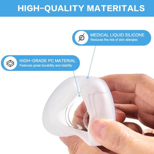 2 Pack Replacement Nasal Cushion for ResMed Airfit N20, Medium, Compatiable with Orignal Airfit N20 Frame & Elbow, Replacement Nasal CPAP Mask Cushion, Soft & Durable
