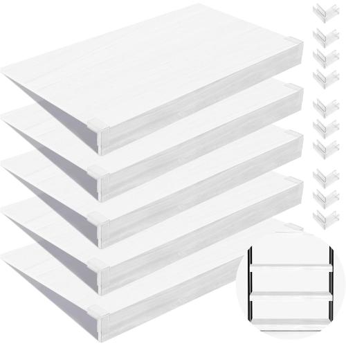 White Wire Rack Covers for Shelves, 30 * 16 inch Wires Shelf Ccover, Shelfs Covers for Wire Shelving, Easy to Cut Install Wire Shelf 0.31-inch Thick Moisture Durable Shelfs Liner for Kitchen, Pantry White