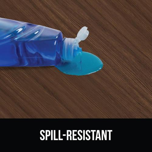 GORILLA GRIP DripGuard Shelf Liner, Non-Adhesive Drawer and Kitchen Cabinet Protector, 24x240 Inch, Strong Grip Slip Resistant Underside, Smooth Surface Liners for Cabinets, Bathrooms, Closets, Wood