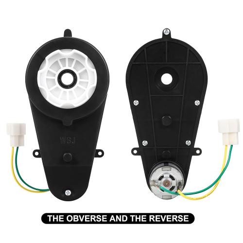 2Pcs 24V Replacement Parts for Kids Ride On Toy Car,24V 40000RPM Gear Box for Kids Electric Ride On Toy Car,24V RS555 40000RPM Ride On Toy Car Conversion High Speed Drive Engine Motor Gearbox