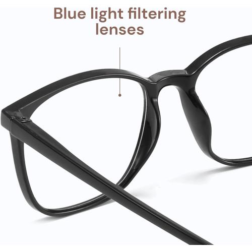 Gaoye Ultralight Blue Light Glasses for Women - Computer Protection Glasses for All Day Comfort - Anti UV Glare & Eyestrain