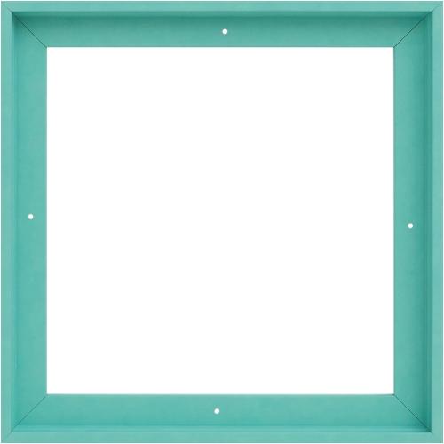 Pixy Canvas Floater Frame 8x10 for 3/4 (0.75) inch Deep Canvas Paintings/Canvas Prints/Wood Canvas Panels/Wall Art/Wall Decor/Home Decor/Artwork (Lucite Green, 8 x 8 inch, Square)
