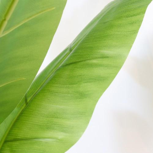 Large Artificial Banana Tree Indoor, Fake Banana Leaf Plant Potted with PP Planter, Perfect for Home Indoor Outdoor Patio Office Tropical Decor(5 FT)