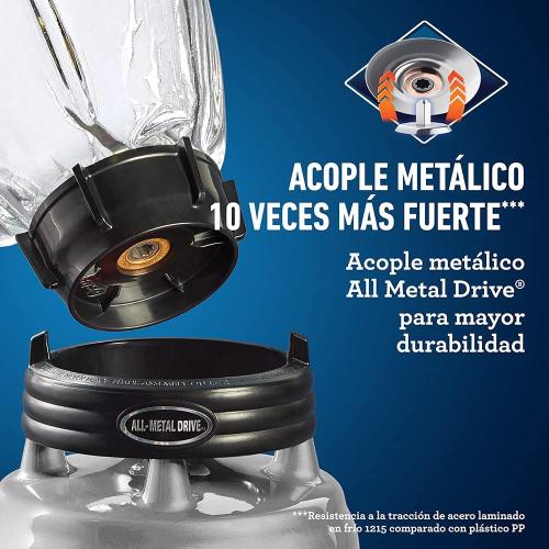 Classic blender Oster reversible chrome glass jar