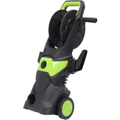 Black and Green 32Ft High Pressure Washer, 4000PSI Electric Power Washer with 32FT Hose, 4 Nozzles for Car, Fence, Patio Cleaning