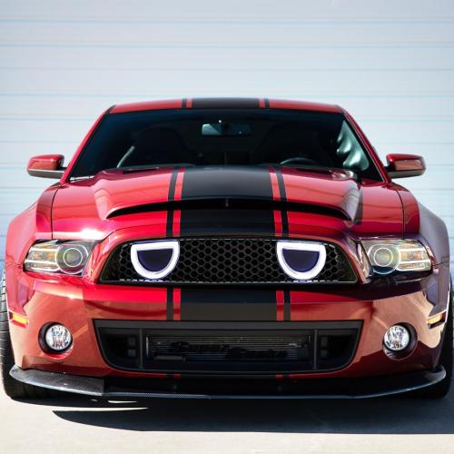 EOMD Mach 1 Front Bumper Grille Compatible with 2013-2014 Mustang W/DRL and Turn Signal Lights, Not fit Shelby/ GT500