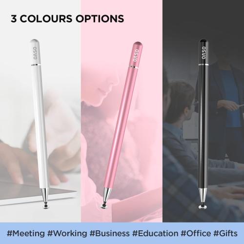 OASO Stylus Pen for Touch Screens, Disc Tip & Magnet Cap Styli Pencil Compatible with Apple iPad pro/iPad 6/7/8/9/iPhone/Samsung Galaxy Tab A7/S7/Fire HD 7/8/10 Plus Tablet/All Touch Devices.