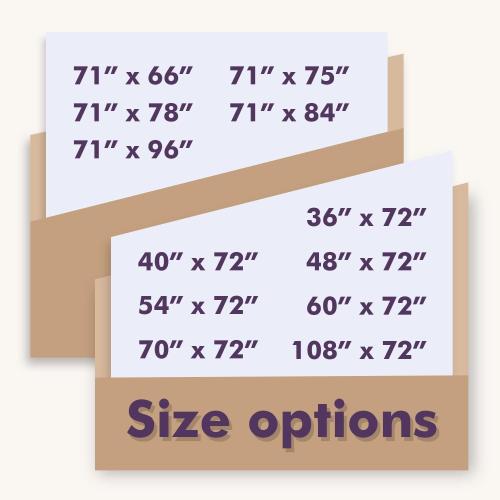 Mrs Awesome Embossed Microfiber Extra Long Shower Curtain Liner 71 x 96 inches, Soft Fabric Shower Curtain Washable and Water Repellent,71x96, White