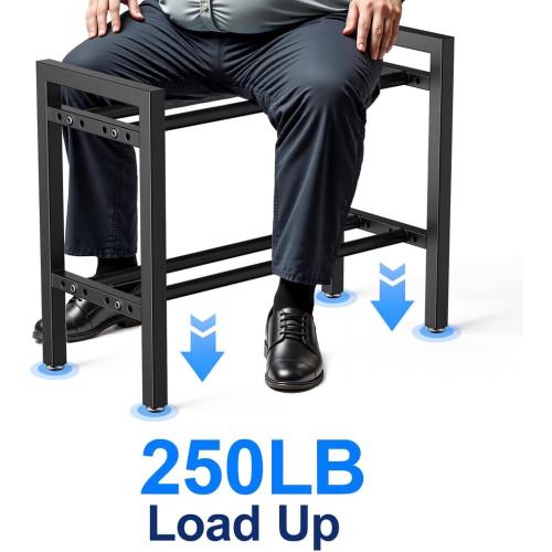 Dumbbell Rack 2-Tier Adjustable Weight Rack For Home Gym Dumbbells Kettlebell (Rack Only)