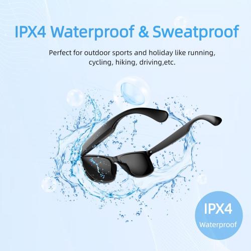 Smart Bluetooth Glasses, Smart Wireless Headphone Sunglasses for Men &Women with Built-in Speakers, Outdoor UV Protection,Touch &Voice Control, Hands-Free Calls
