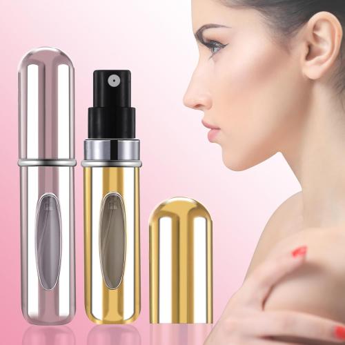 4 Pcs Travel Perfume Bottle Refillable, 5ml Portable Travel Perfume Atomizer Refillable Travel Size Perfume Bottle Atomizer Sprayer for Perfume Travel Accessories for Women Mens