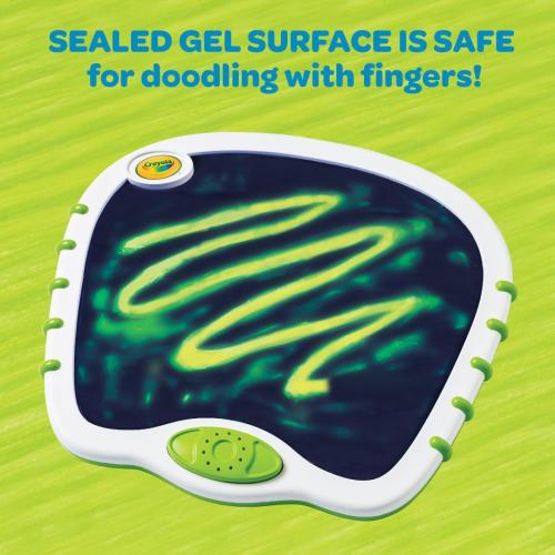 Crayola Toddler Touch Lights, Musical Sensory Toys for Toddlers, Holiday, Light Up Drawing Pad, Mess Free Painting, Travel Activity, 2